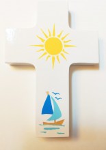 Croix murale pour une profession de foi : Confiance en Dieu